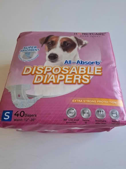 Photo of free Doggie Pants- small (Heage. DE56) #1