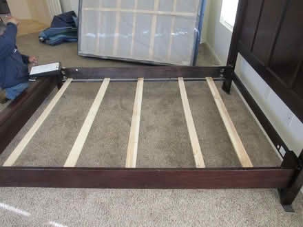 Photo of free Real Wood Queen Bedframe (Huntington) #2
