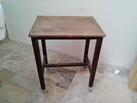 Photo of free Small table on castors (Woollard BS39) #1