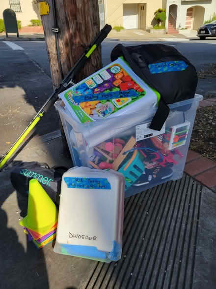 Photo of free Kids toys, carrier, potty (Sunset District San Francisco) #2