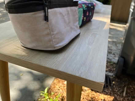 Photo of free Light colored wooden L-Sgaoeb (15 G street, San Rafael) #3