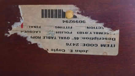 Photo of free John E Coyle coffee table (Benwell NE15) #2