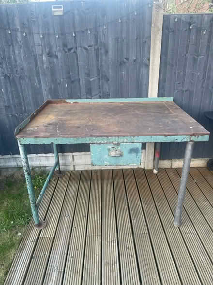 Photo of free Metal heavy duty table (Sutton CB6) #1