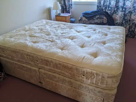 Photo of free King size Base and Mattress (available late May/early June) (Caversham Park RG4) #1