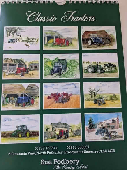 Photo of free Unused vintage tractor calendar (Coombe Bissett SP5) #1