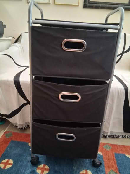 Photo of free 3 Drawer Fabric Dresser (West Harlem) #1