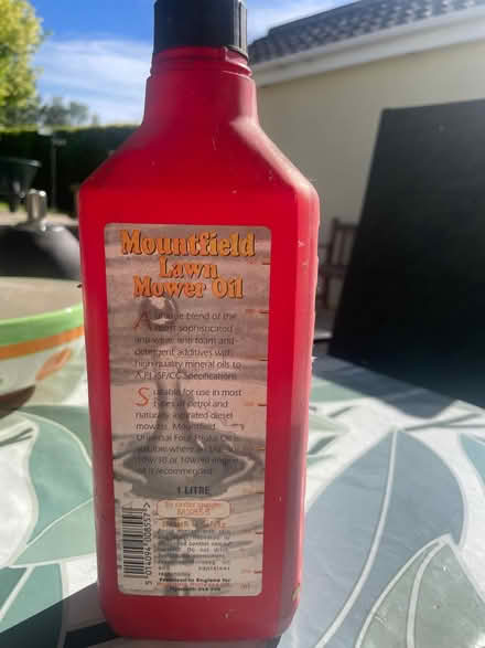 Photo of free Lawnmower Engine oil (GL11) #2