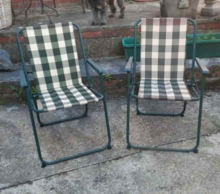 Photo of free Two fold up deck chairs (Headington OX3) #1