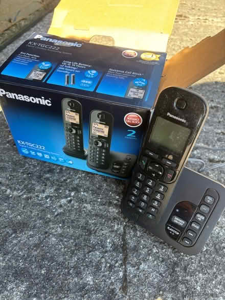 Photo of free Pair of Panasonic cordless phones (SK17 Buxton) #1