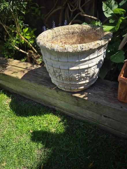 Photo of free concrete pots (Harold wood Rm3 0gd) #1