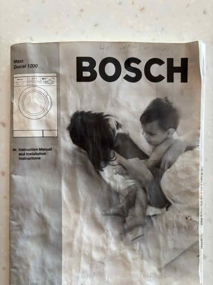 Photo of free Bosch Excel washing machine (Wargrave RG10) #1