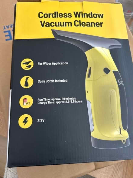 Photo of free Cordless Window Vacuum Cleaner (Brandon DH7) #1