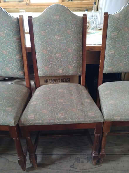 Photo of free 4 Upholstered DIning Chairs (Llansaintfraed in Elwel LD2) #2
