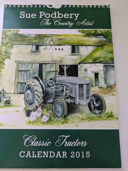Photo of free Unused vintage tractor calendar (Coombe Bissett SP5) #3