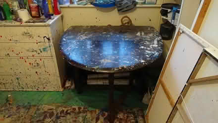 Photo of free Solid Wood Drop Leaf Table (S8 Lowedges) #2