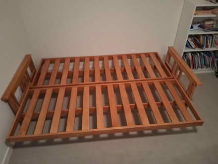 Photo of free Futon bed/couch frame - hi quality (Southside) #2