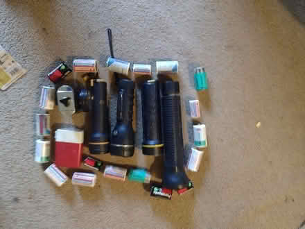 Photo of free Old torches and batteries (North Tonbridge TN9) #1