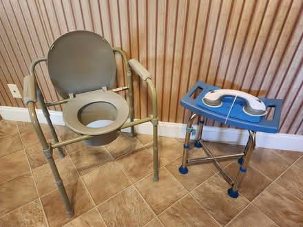 Photo of free Raised Toilet Seat and Shower Chair (Copper Fields Subdivision) #1