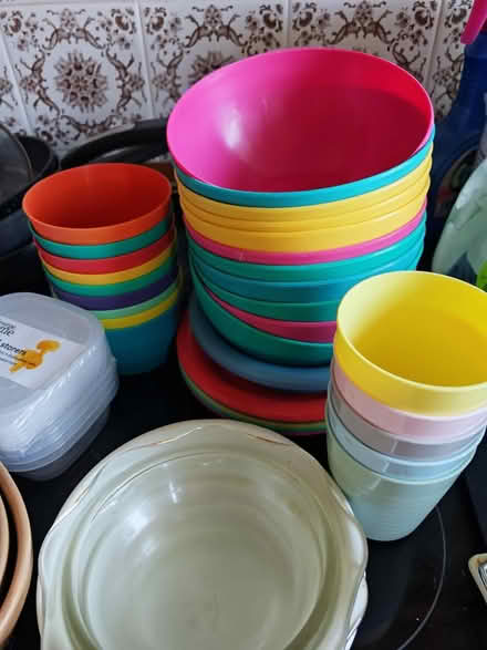 Photo of free Plastic dishes and cups (Bromborough CH62) #1