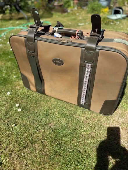 Photo of free Large suitcase , dusty but spotless inside . All straps and (Greenstead CO4) #1