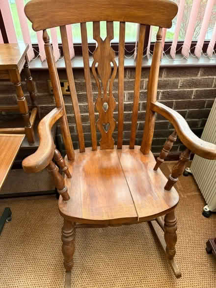 Photo of free Woods rocking chair ( split seat) (Langho BB6) #1