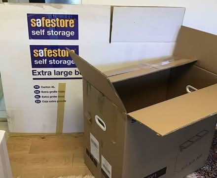 Photo of free 2 large sturdy clean boxes (Cookham SL6) #1