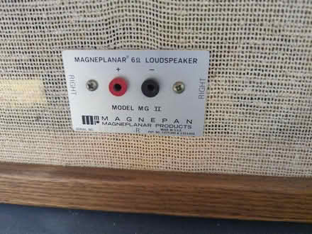 Photo of free 1970's Magneplanar Speakers (Cupertino , DM me) #1