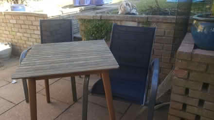 Photo of free Garden table + 4 chairs (Royston SG8) #1
