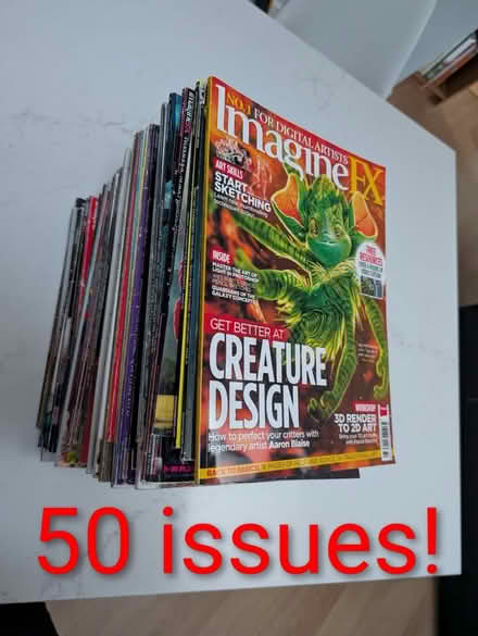 Photo of free Imagine FX magazines - 50 issues (Hastings, TN34) #1
