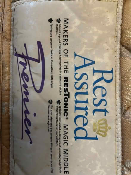 Photo of free Spring mattress (Hobson's Monument CB2) #1