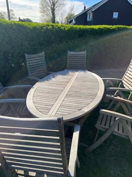 Photo of free Teak garden set (Sp11 0hd) #1
