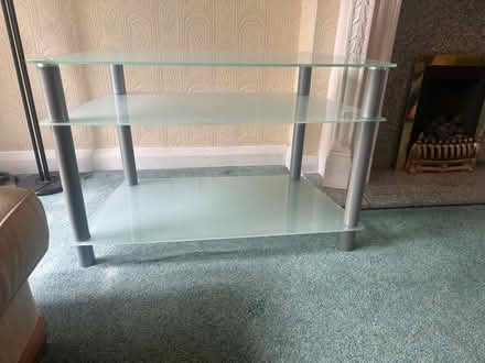 Photo of free Glass tv stand (BR1 4LQ) #1