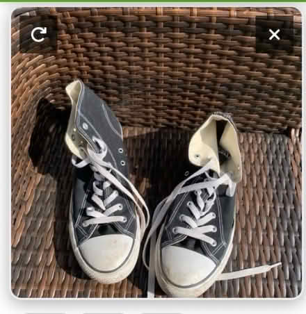 Photo of free Size 8 hi top trainers preloved (Northfield B31) #2