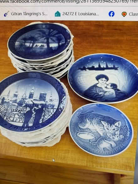 Photo of free Royal Copenhagen Plates (Gun Club/Jewell, Murphy Creek) #3