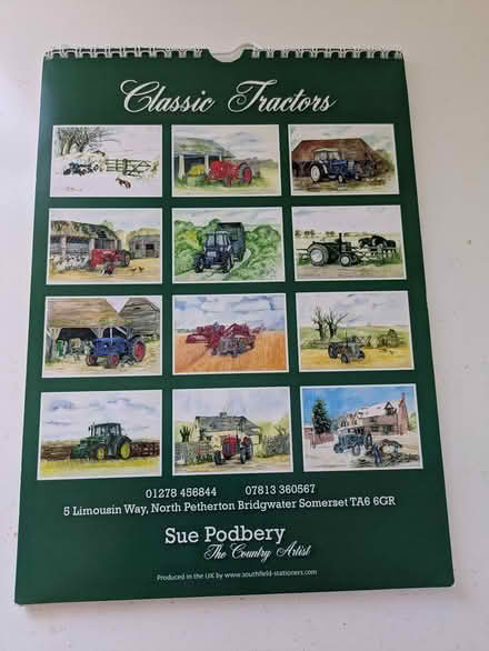 Photo of free Unused vintage tractor calendar (Coombe Bissett SP5) #2