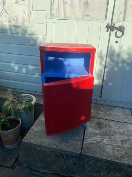 Photo of free Lloyd Loom wicker bedside cabinet (Flitwick) #2