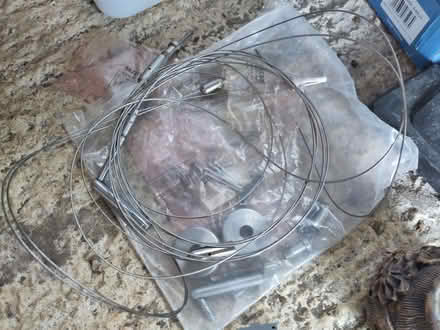 Photo of free Metal wire curtain rail (St Ives PE27) #1