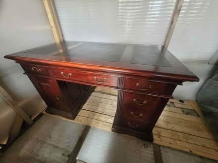 Photo of free Writing desk - dark wood (Perth - PH2) #3