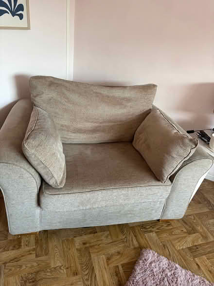 Photo of free NEXT - Mink Loveseat/Armchair (Mk17) #1