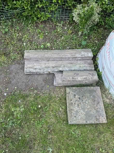 Photo of free Edging stones and a pillar top (Stockport sk2) #2