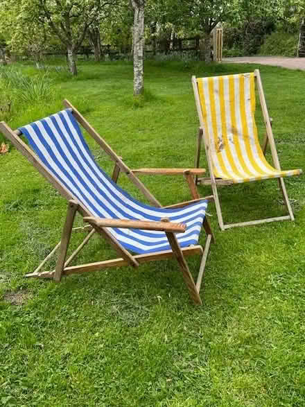 Photo of free 2 Deck chairs (Colwall WR13) #1
