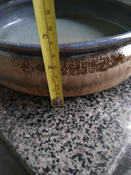 Photo of free Vintage Earthenware Speckled Casserole (Millhouses S7) #3