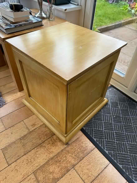 Photo of free Wooden storage box / side table (Liverpool L17) #2