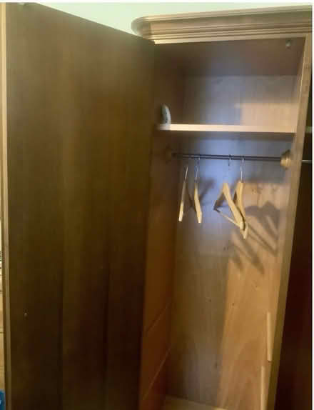 Photo of free Large Wooden Wardrobe - CR4 2LZ (Mitcham , CR4) #3
