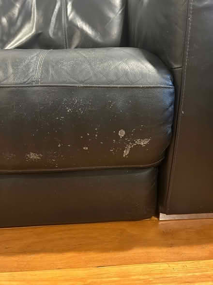 Photo of free Black leather recliner lounge suite (Dianella) #4