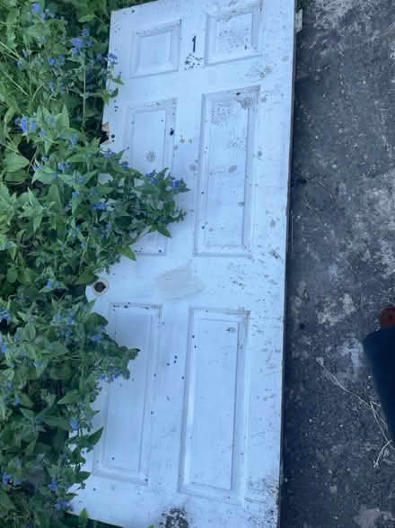 Photo of free Old White Wooden Door (CR0) #1