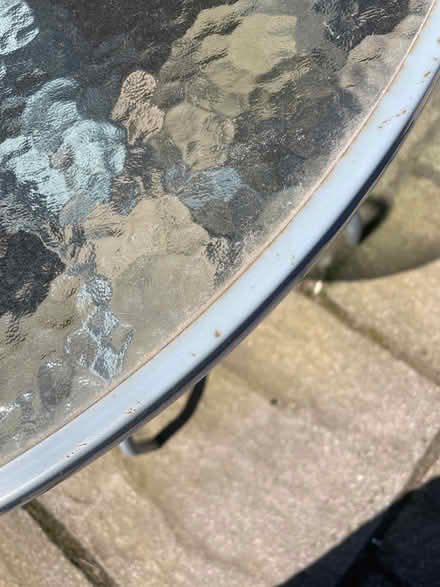 Photo of free Glass topped outdoor table (Mansfield NG18) #2