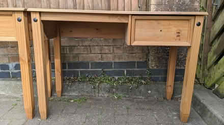 Photo of free Study Desks with Single Drawer (PL4 Greenbank.) #2