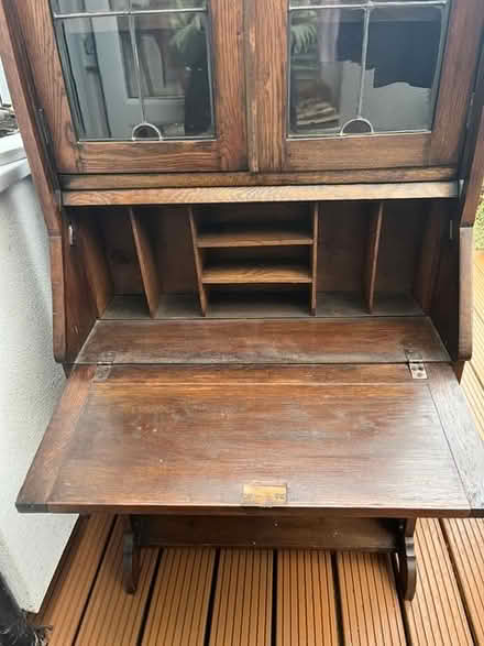 Photo of free Small Oak bureau/desk (Woking GU21) #2