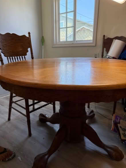 Photo of free Wooden table (Downtown fullerton) #1